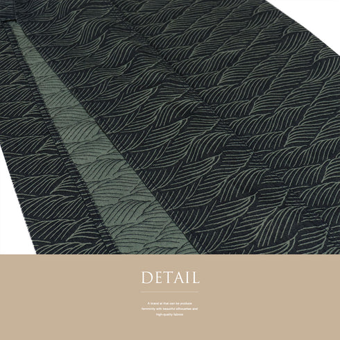 男物 リサイクル 身丈138.5cm 裄72.2cm 単衣 デニム着物 既製品 ネイビー SSサイズ お洒落 カジュアル 木綿 洗える着物 棒衿 Sランク